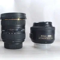 دوربین نیکون دی ۷۱۰۰ به همراه لنز ها|دوربین عکاسی و فیلمبرداری|تهران, فلسطین (میدان انقلاب)|دیوار