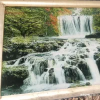 تابلو دست بافت آبشار