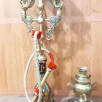 قلیون و سماور|کلکسیون اشیاء عتیقه|قم, نیروگاه|دیوار