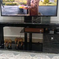 میز تلویزیون TV شیشه ای