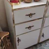 دو عدد ترولی چوبی چرخ دارنو