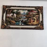 تابلو فرش طرح طبیعت