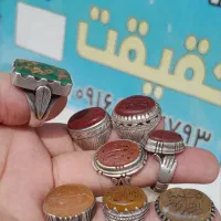 انگشتر های خطی قدیم بشرط کهن فروشگاه درهم زرگان