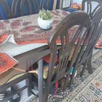 میز نهار خوری  ۶ نفره|میز و صندلی غذاخوری|نوشهر, |دیوار