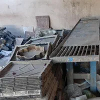 دستگاه ویبره موزاییک به همراه قالب