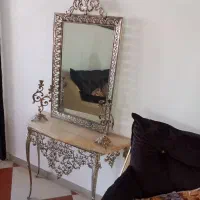 اینه وکنسول وشمعدان برنجی
