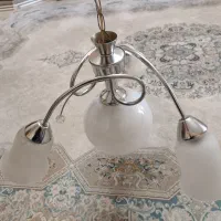 لوستر چهار شاخه استیل