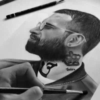 سفارش نقاشی چهره|تابلو، نقاشی، عکس|لنگرود, |دیوار