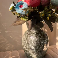 گل وگلدان شیک|گل مصنوعی|شبستر, |دیوار