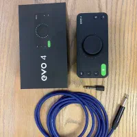 کارت صدا Audient EVO 4 تمیز + کابل گیتار و تبدیل