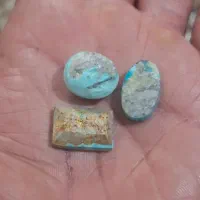 سه عدد فیروزه نیشابور|جواهرات|شیراز, رازی|دیوار