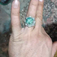 انگشتر جواهر ات موزنایت یخی گرمی 250