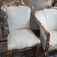 مبل سلطنتی ۹نفره فرانسوی وراحتی ۷نفره|مبلمان خانگی و میز عسلی|کاشمر, |دیوار