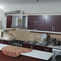 کابینت MDF جادار و تمیز به همراه اپن و سینک