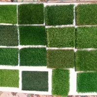 فنس ریسه برگی دیوار سبز آکاردئونی چمن مصنوعی