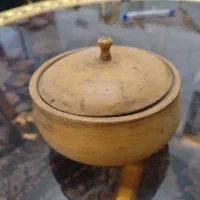 قندان چوبی قدیمی ظروف گل میخک ظروف قدیمی چایدان