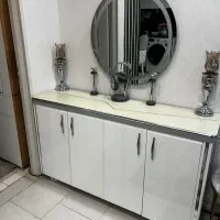 کونسول و آینه چراغ دار و میز تی وی|بوفه، ویترین، کنسول|اسلام‌شهر, مطهری|دیوار