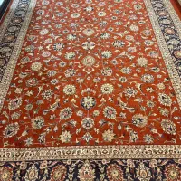 فرش کرک با گل های ابریشم|فرش|کرج, گوهردشت|دیوار