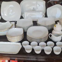 ظروف دور طلایی نو با کارتن|ظروف سرو و پذیرایی|شاهینشهر, چمران|دیوار