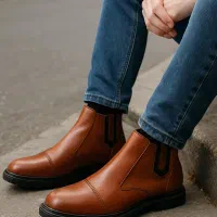 نیم بوت مردانه مدل sevin ( عسلی )|کیف، کفش، کمربند|پاکدشت, پارچین|دیوار