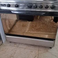 فر گاز تمام استیل با دو جوجه گردان