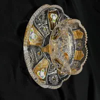 کریستال طلا کوب پیاله پیش دستی بستنیخوری ماگ گلدان|ظروف سرو و پذیرایی|تهران, عبدل‌آباد|دیوار