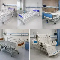 تخت بیمار دستی برقی خانگی بیمارستانی