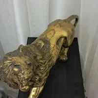 مجسمه شیر برنز