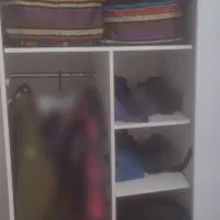 کمد سفید بزرگ ریلی