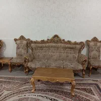 مبل سلطنتی ۹نفره  فروش بدلیل تغییر دکوراسیون|مبلمان خانگی و میز عسلی|بندر امام خمینی, |دیوار