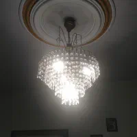 3تالوستر کریستالی بدنه برنز|لوستر و چراغ آویز|فردیس, شهرک گلها|دیوار