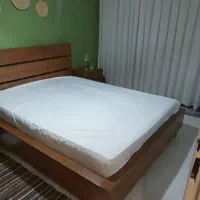تخت دو نفره پا تختی آیینه