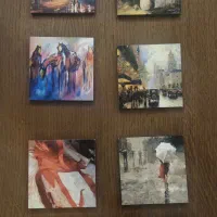 تابلوهای کوچک چوبی