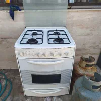 اجاق گاز فر دار تکنو گاز (همراه با کپسول)