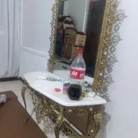 آینه و شمعدان در حد نو