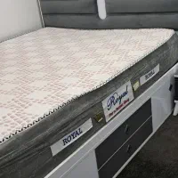 تخت خواب دونفره با تشک طبی|تخت و سرویس خواب|شوش, |دیوار