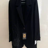 کت یقه انگلیسی سنگ دوزی