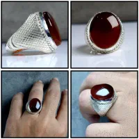 انگشتر عقیق یمنی مردانه اصل