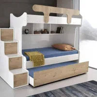 تخت خواب دو طبقه دونفره|تخت و سرویس خواب|اصفهان, باغ فدک|دیوار