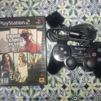 دسته اورجینال  پلی استیشن ۲  PS2 همراه بازی GTA