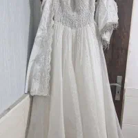 لباس عروس.تور.ژپون.شنل.کراپ|لباس|همدان, |دیوار