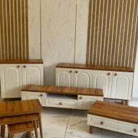 ست آینه کنسول میز تلوزیون آلتین|بوفه، ویترین، کنسول|تبریز, |دیوار