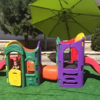 قعله برج سرسره الکلنگ اسباب بازی مهد خانه کودک