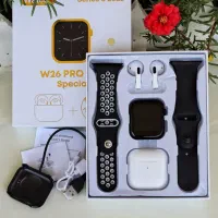 ساعت هوشمند و هندزفری بلوتوث W26 Pro Max