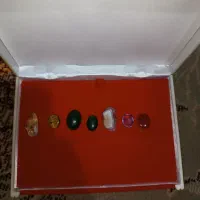 نگین های زینتی سنگ های عقیق و ...|جواهرات|قروه, |دیوار