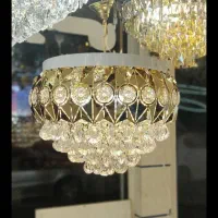 لوستر های کریستالی جدید زیر قیمت بازار|لوستر و چراغ آویز|اهر, |دیوار