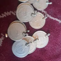 سکه دو ریالی شاهی نقره