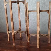 پایه گلدان چوبی استند گلدان باکس چوبی|گل و گیاه طبیعی|رشت, شهرک احمد خمینی|دیوار