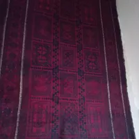 قالیچه دستباف ۱/۳۷ × ۲/۱۰ اصیل ترکمنی با طرح سنتی|فرش|سرخرود, |دیوار