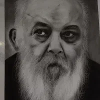 طراحی چهره سیاه قلم|تابلو، نقاشی، عکس|چناران, |دیوار